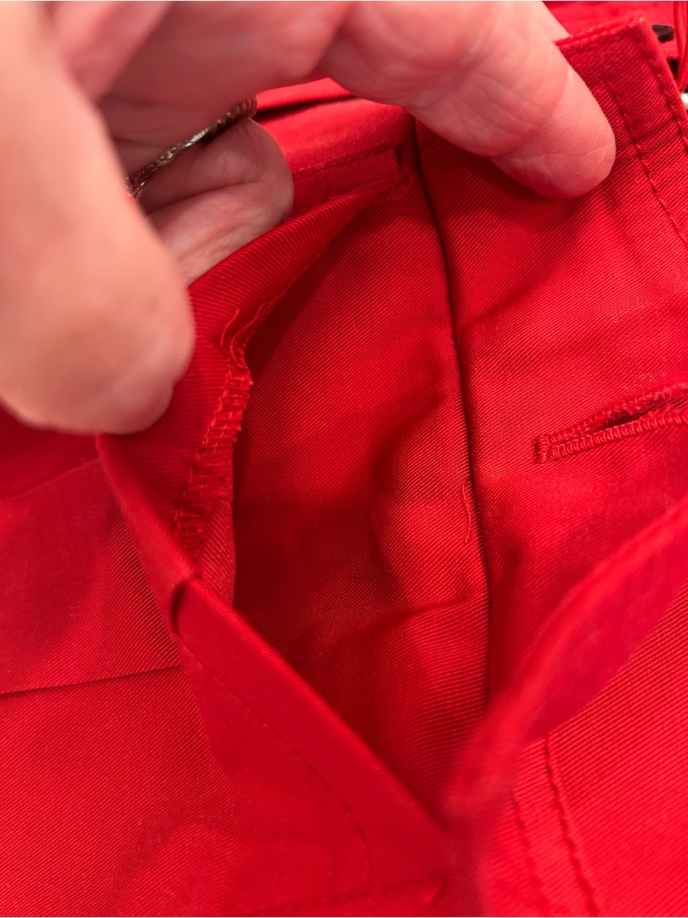 Ruby Rd. Red Utility Jacket with Drawstring Waist - Picture 8 of 8